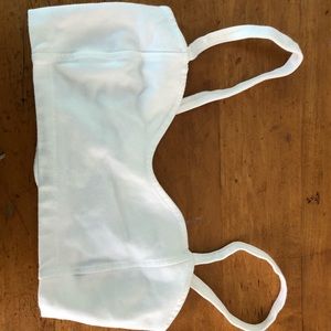 Brandy melville white caged bralette